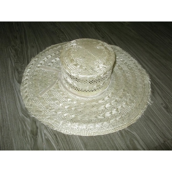ALBERTUS SWANEPOEL NWT\'S $295 SUNHAT 1 SIZE CLAIRE CREAM HAT main image 8